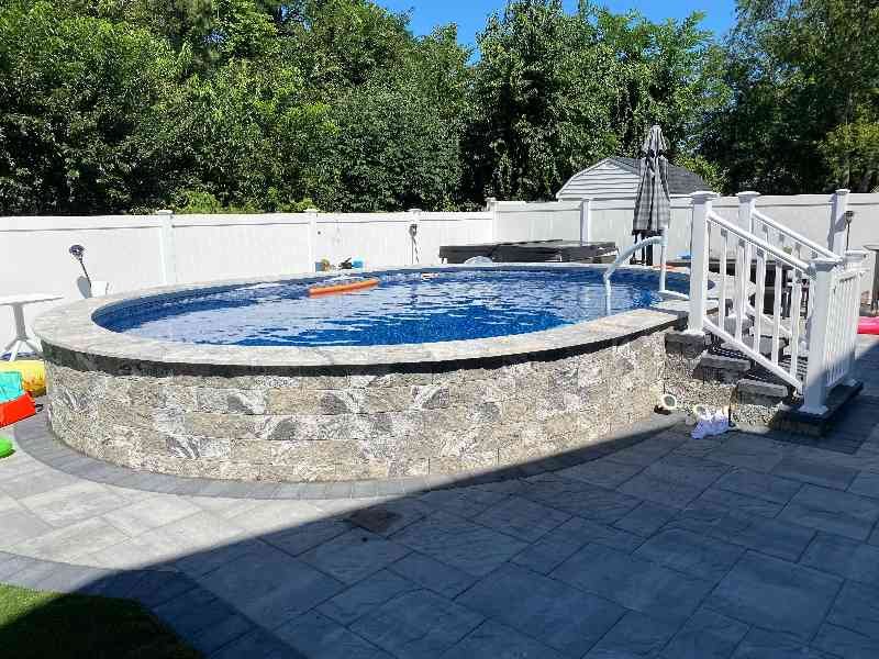 Asphalt driveway installation project